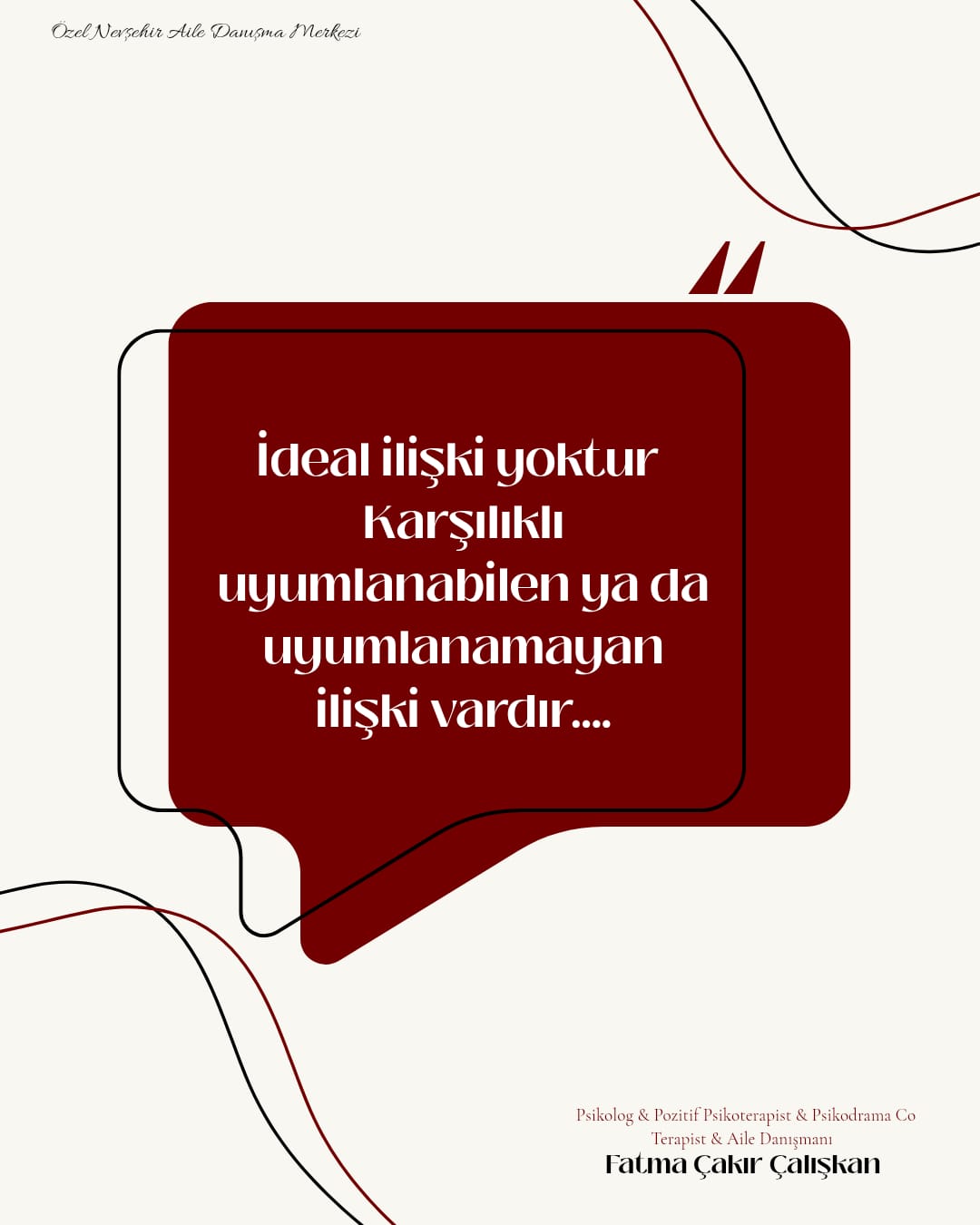 İDEAL (EŞ) İLİŞKİ YOKTUR